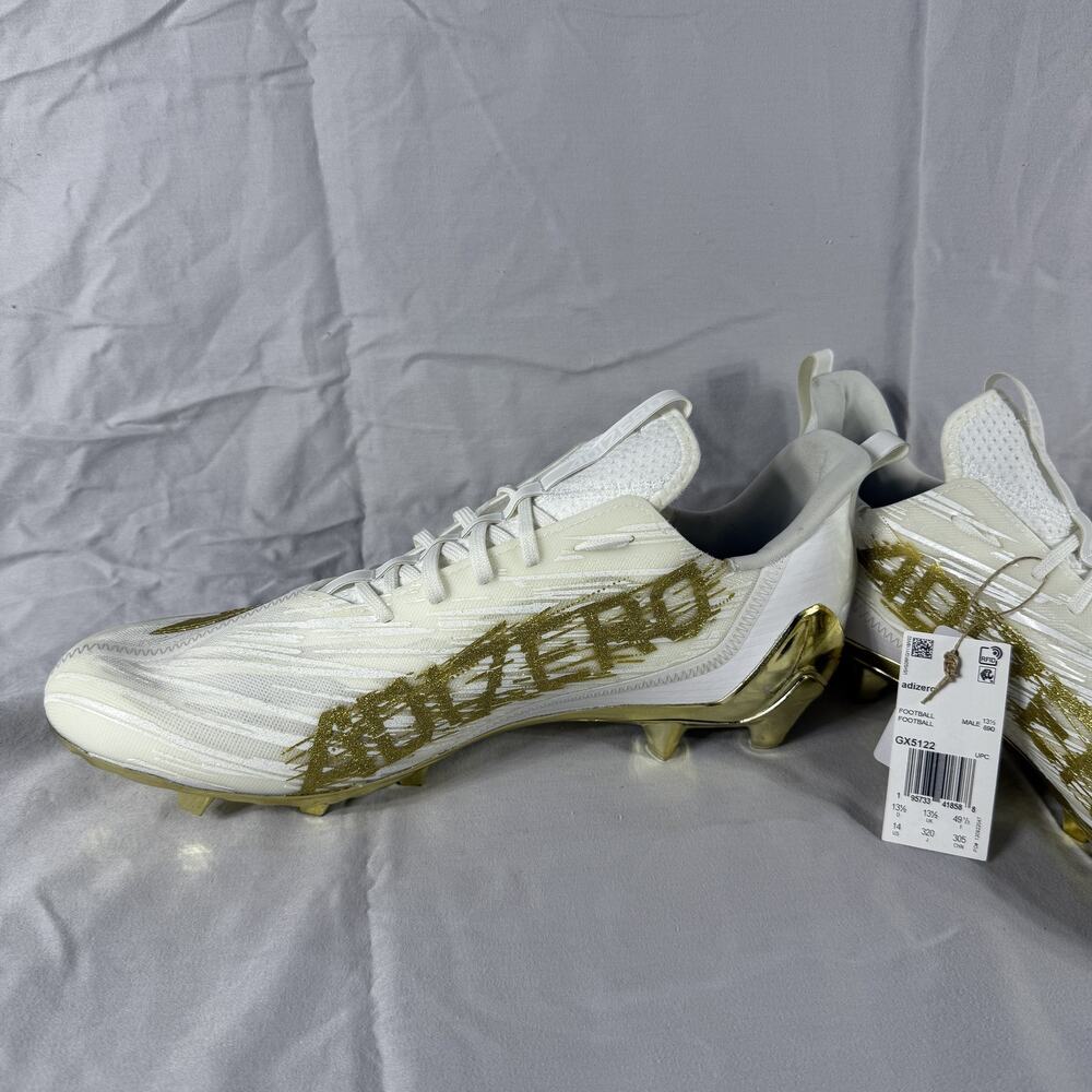 Adidas Adizero 12.0 Football Shoes Mens 14 Cleats GX5122 Three Stripes